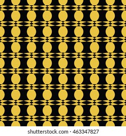 abstract seamless pattern black and yellow gold color for wallpapers and background. 