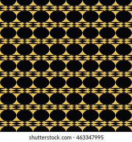 abstract seamless pattern black and yellow gold color for wallpapers and background. 