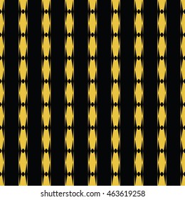 Abstract seamless pattern of black and yellow gold color for wallpapers and background.