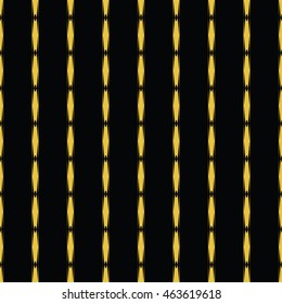Abstract seamless pattern of black and yellow gold color for wallpapers and background.