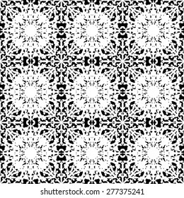 Abstract seamless pattern in black&white color for endless backgrounds, printings and textures.
Editable vector.
Eps 10