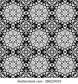 Abstract seamless pattern in black&white color for endless backgrounds, printings and textures.
Editable vector.
Eps 10