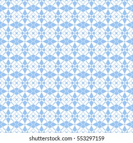 Abstract seamless pattern of Blue color for wallpapers and background.