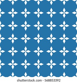 Abstract seamless pattern of Blue color for wallpapers and background.