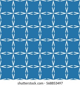 Abstract seamless pattern of Blue color for wallpapers and background.