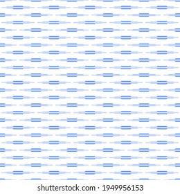 Resumen Patrón sin costura Doodle azul Cifras geométricas Vector de fondo