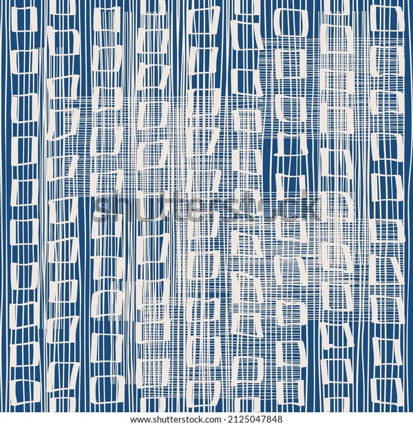 Abstract Seamless Pattern Blue Gray Vector Stock Vector (Royalty Free ...