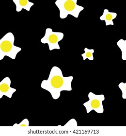 Abstract seamless pattern . For boys and girls. Eggs. Creative design.