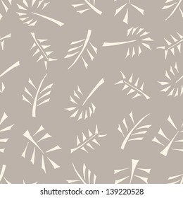 Abstract seamless pattern with branches