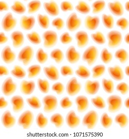 Abstract seamless pattern of bright blend elements on white background