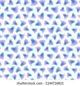 Abstract seamless pattern of bright blend elements on white background