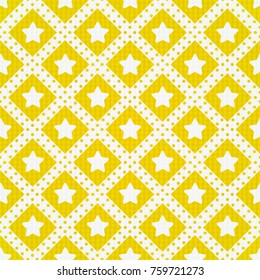Abstract seamless pattern with bright colorful stars