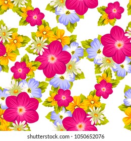 abstract seamless pattern of bright colors. For your fabric design, greeting, invitation, web pages. For wedding birthday party celebration. Vector illustration