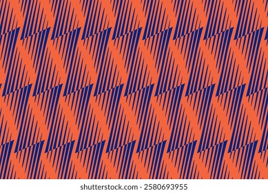 Abstract seamless pattern. Bright geometric background. A trendy print for printing on fabric, clothing, wrapping paper and wallpaper. Vector pattern.