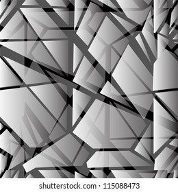 abstract seamless pattern with broken glass imitation for your design