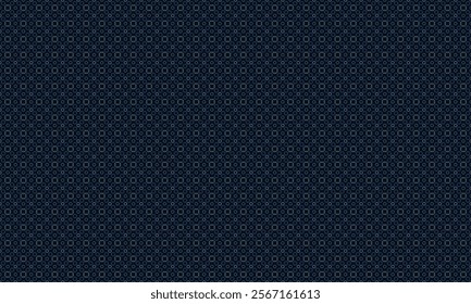 Abstract seamless pattern with broken square composition in gray n blue on dark blue  background. Vector illustration. For masculine male shirt lady dress textile cover decoration all over print