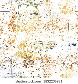 abstract seamless pattern. Brush strokes, paint splashes. Acrylic paint, gouache.texture design graphic colorful modern digital grunge  abstract background. 