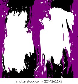 Abstract seamless pattern with brush strokes