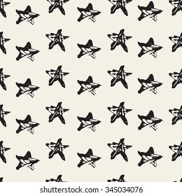 Abstract seamless pattern with brush strokes, design element. Stars texture. Can be used for invitations, greeting cards, scrapbooking, print, gift wrap, manufacturing. Grunge background