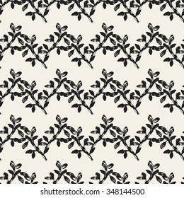 Abstract seamless pattern with brush strokes, design element. Leaf texture. Can be used for invitations, greeting cards, scrapbooking, print, gift wrap, manufacturing. Grunge background
