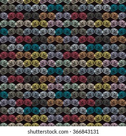 Abstract seamless pattern with brush strokes, design element. Can be used for invitations, greeting cards, scrapbooking, print, gift wrap, manufacturing. Grunge background