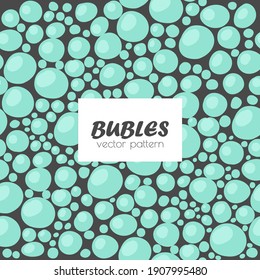 Abstract seamless pattern with bubles.