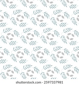 abstract seamless pattern with butterflies