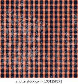 Abstract seamless  pattern. Cage, tartan, black, pink. Vector illustration.