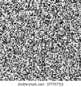 Abstract seamless pattern. Casual triangle wallpaper design element. Monochrome hand drawn texture