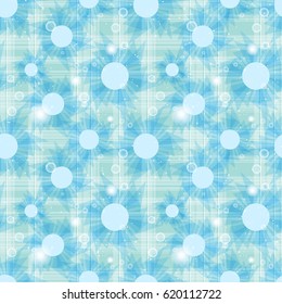 Abstract seamless pattern with chaotic glares. Vector illustration