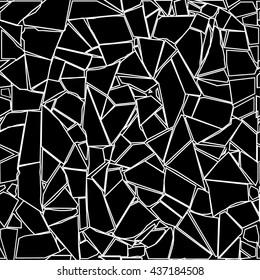 Abstract seamless pattern with chaotic urban elements. consists of the figures. Picture can be used for your design, illustration, artwork. Hi is suitable for girls and boys