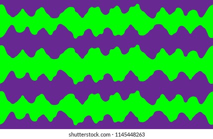 Abstract seamless pattern of chaotic waves in the style of 80 x. Bright contrasting colors