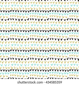 Abstract seamless pattern with check-marks.