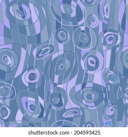 Abstract seamless pattern. Cheerful wave, hippie pattern. Painted hands, vector.
