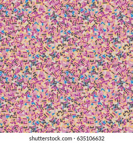 Abstract seamless pattern. Childish geometric pattern, vector. Hand drawn background. Good for fabric design, wrapping paper, background, children's products, surface design, gadgets and more