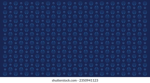 Abstract seamless pattern with circle background