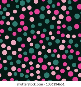 Abstract seamless pattern circle color background for your design 