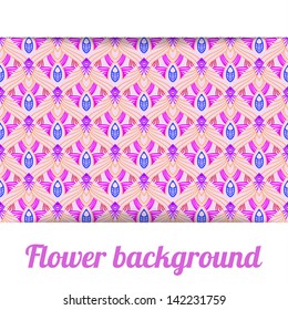 Abstract seamless pattern with circle elements.