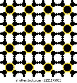 Abstract seamless pattern with Circle shapes can be used for pattern textile, wallpaper or any ideas