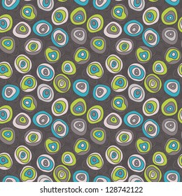 Abstract seamless pattern with circles