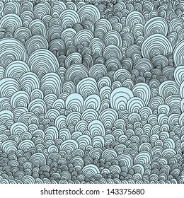 Abstract seamless pattern with circles