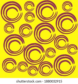 Abstract seamless pattern with circles