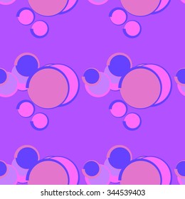 Abstract seamless pattern with circles. Colorful background for creating card, web page background, wallpaper and textile.