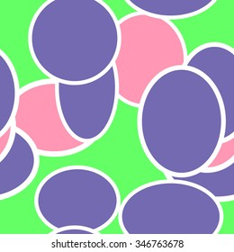 Abstract seamless pattern with circles. Colorful background for creating card, web page background, wallpaper and textile.
