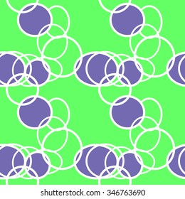 Abstract seamless pattern with circles. Colorful background for creating card, web page background, wallpaper and textile.