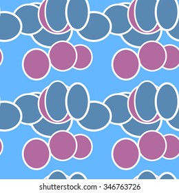 Abstract seamless pattern with circles. Colorful background for creating card, web page background, wallpaper and textile.