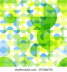 Abstract seamless pattern with circles. Pattern for fabric.