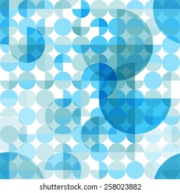 Abstract seamless pattern with circles. Pattern for fabric.