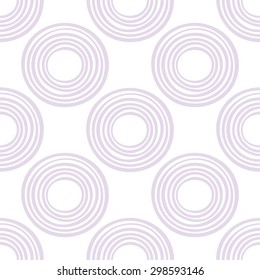 Abstract seamless pattern with circles. Geometrical background. Vector illustration.