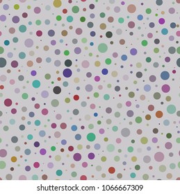 Abstract seamless pattern with circles for Greeting Card or Poster. Vector Background for Spring or Summer Design. Colorful circles. Vector illustration. Repetitive Pattern. Seamless pattern.